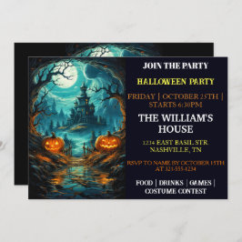 Espantosas invitaciones para fiestas Manor Hallowe