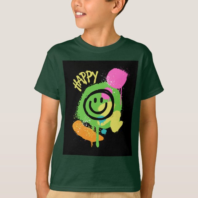 Esparcir la felicidad en camiseta (Anverso)