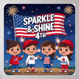 Esparkle & Shine 4ª impresión de Posters infantile