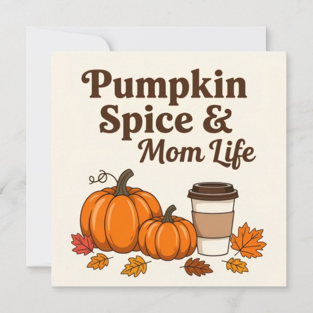 Especia de calabaza y vida de mamá (Anverso)