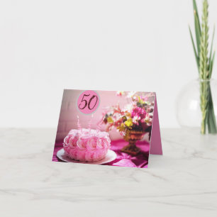 Especial 50 cumpleaños para su tarjeta