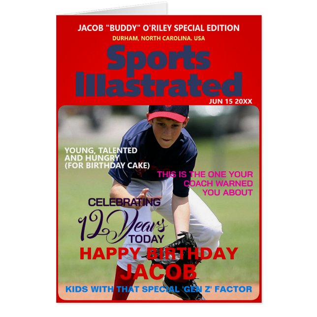 Especial de Parodia Illastrada Deportiva Bday-Kids (Frente)