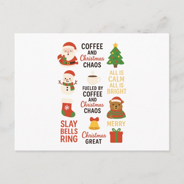 Especial de vacaciones de Navidad estético  (Anverso)