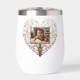 Especial Heart Add Photos Water Bottle