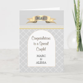 ¡Especial! Tarjeta de compromiso personalizada