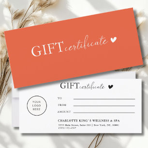 Especialmente para el cliente, Certificado de rega