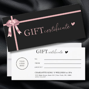 Especialmente para el cliente, Certificado de rega