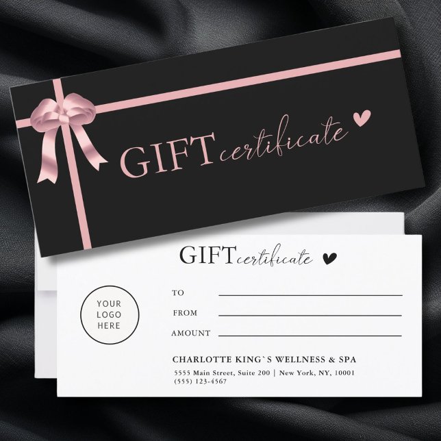 Especialmente para el cliente, Certificado de rega (Customer specific, Logo Business Gift Certificate)