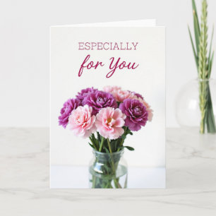 Especialmente Para Ti Tarjeta de tono Rosa