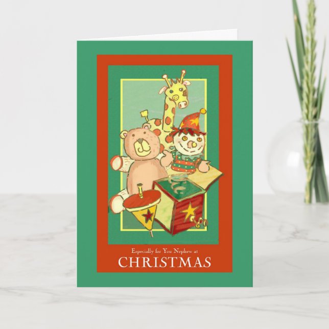 Especialmente para usted sobrino en el navidad (Anverso)
