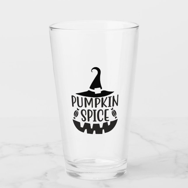 Especias de calabaza con una bruja Jack-O-Lantern (Anverso)