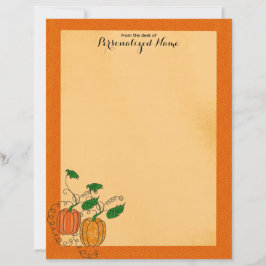 Especie de calabaza - Hoja de papel sin revestir