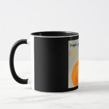 Especie de calabaza y todo lo bueno negro taza