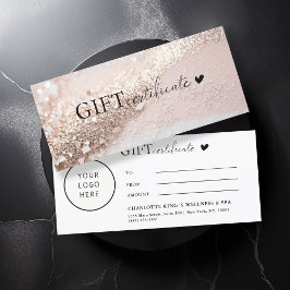 Específico del cliente, logotipo, Purpurina, empre