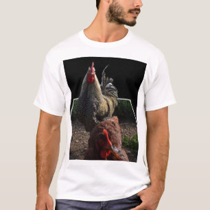 Específico y espantoso gallo de gallo, camiseta