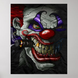 Espectacular asesino payaso Personalizado arte hor