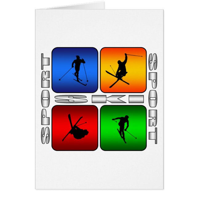 Espectacular esquí (Frente)