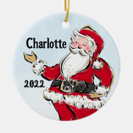 Espectacular fiesta de Santa Claus Ornamento de Na