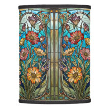 Espectacular florero silvestre Art Nouveau Vidrio 