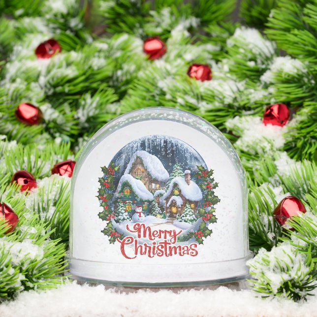 Espectacular Globe de nieve de la villa invernal (Navidad)