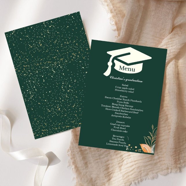 Espectacular menú de cena de fiesta de graduación (Subido por el creador)