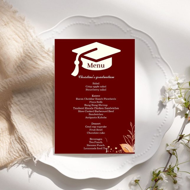 Espectacular menú de cena de la fiesta de graduaci (Subido por el creador)