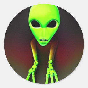 Espectacular Pegatina redondeado Ghost Classic Gre