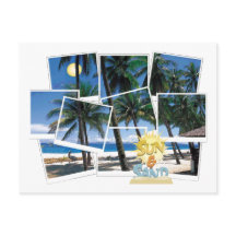 Espectacular postal con vistas al océano, al sol y