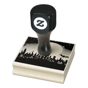 Espectacular sello de tinta paisajista de Hallowee