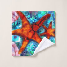 Espectacular Starfish SeashelBeach Verde azulado P