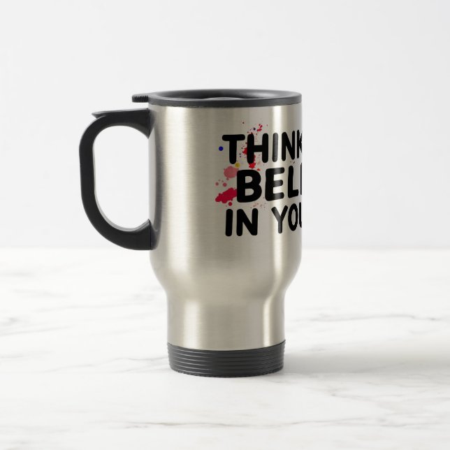 Espectacular Taza De Viaje Con Mensaje Reflexivo (Izquierda)