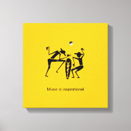 Espectaculares bailarinas de silueta de arte afric