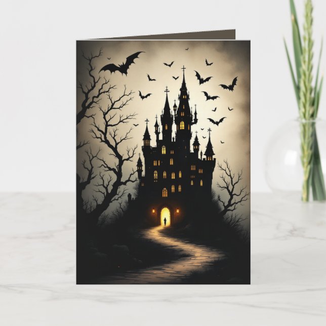 Espectaculares tarjetas de felicitación del castil (Anverso)