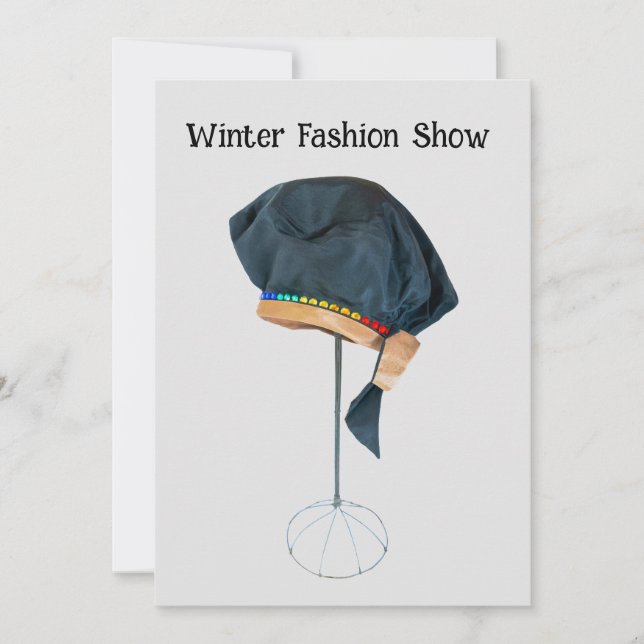 Espectáculo de moda con invitación Diamante de imi (Anverso)