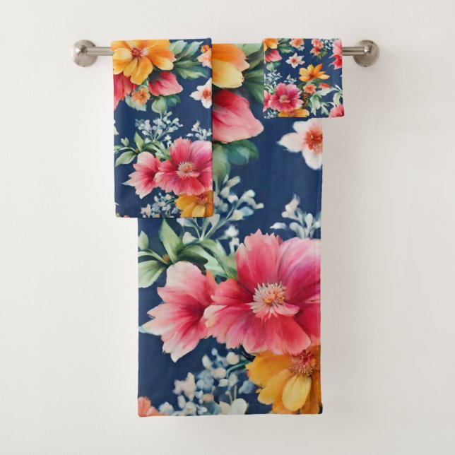 Espectáculo floral brillante de verano en Italia (In situ)