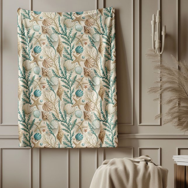 Espectáculo náutico inagotable de la manta costera (Timeless Seaside Blanket for a Breezy, Nautical Touch)