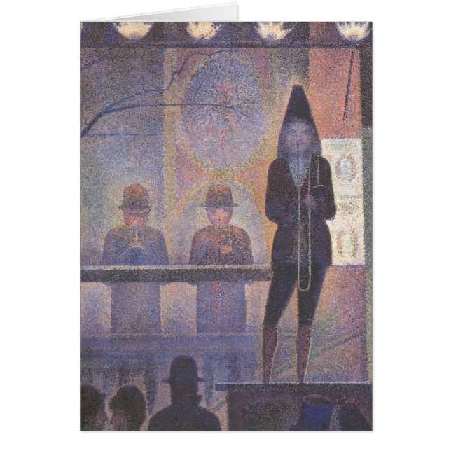 Espectáculo Secundario de Circo de Georges Seurat, (Frente)