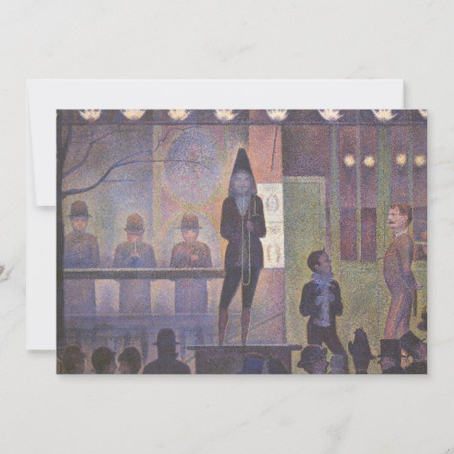 Espectáculo Secundario de Circo de Georges Seurat, (Anverso)