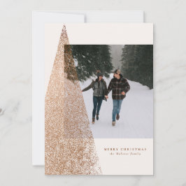 Espectro de bronce moderno árbol de Navidad una fo