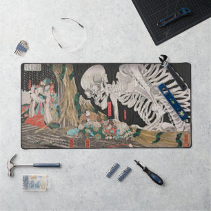 Espectro de Esqueleto Japonés Ukiyo-e Alfombrilla 