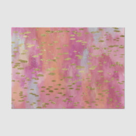 Espectros de oro con papel de color rosa