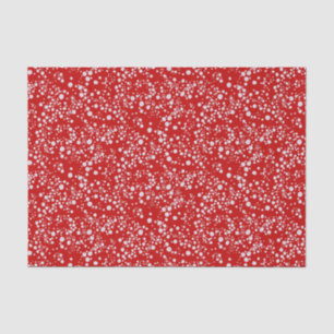 Espectros en papel de tejidos rojos