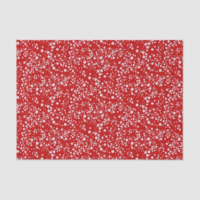 Espectros en papel de tejidos rojos (Anverso)