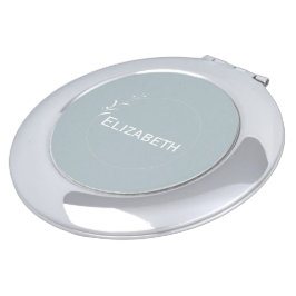 Espejo Compacto Azul claro personalizado