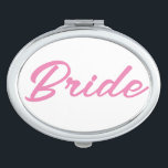 ESPEJO COMPACTO BRIDE<br><div class="desc">ESPEJO DE LA NOVIA, BACHELORETTE, DUCHA BRIDAL, BODA</div>