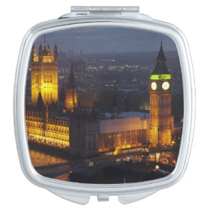 Espejo Compacto Cámara del Parlamento, Big Ben, Westminster