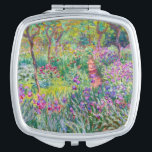 Espejo Compacto Claude Monet - El jardín del Iris en Giverny<br><div class="desc">El Jardín Iris de Giverny / El Jardín del Artista en Giverny - Claude Monet,  1899-1900</div>