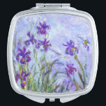 Espejo Compacto Claude Monet - Lilac Irises / Iris Mauves<br><div class="desc">Lilac Irises / Iris Mauves - Claude Monet,  1914-1917</div>