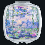 Espejo Compacto Claude Monet - Lilies de agua / Nympheas 1919<br><div class="desc">Lilies de agua / Nympheas (W.1852) - Claude Monet,  Petróleo en lienzo,  1916-1919</div>