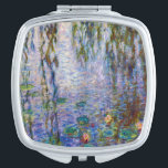 Espejo Compacto Claude Monet - Water Lilies<br><div class="desc">Lilies de agua/Nympheas por Claude Monet en 1916-1919</div>
